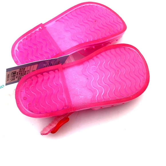 Girls Sandal Shoes Size 8 Jelly Cherry Pink Lainey Adjustable Strap Children - Picture 5 of 8